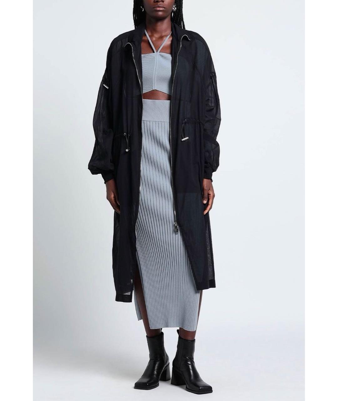 EMILIO PUCCI Черный хлопковый тренч/плащ, фото 3