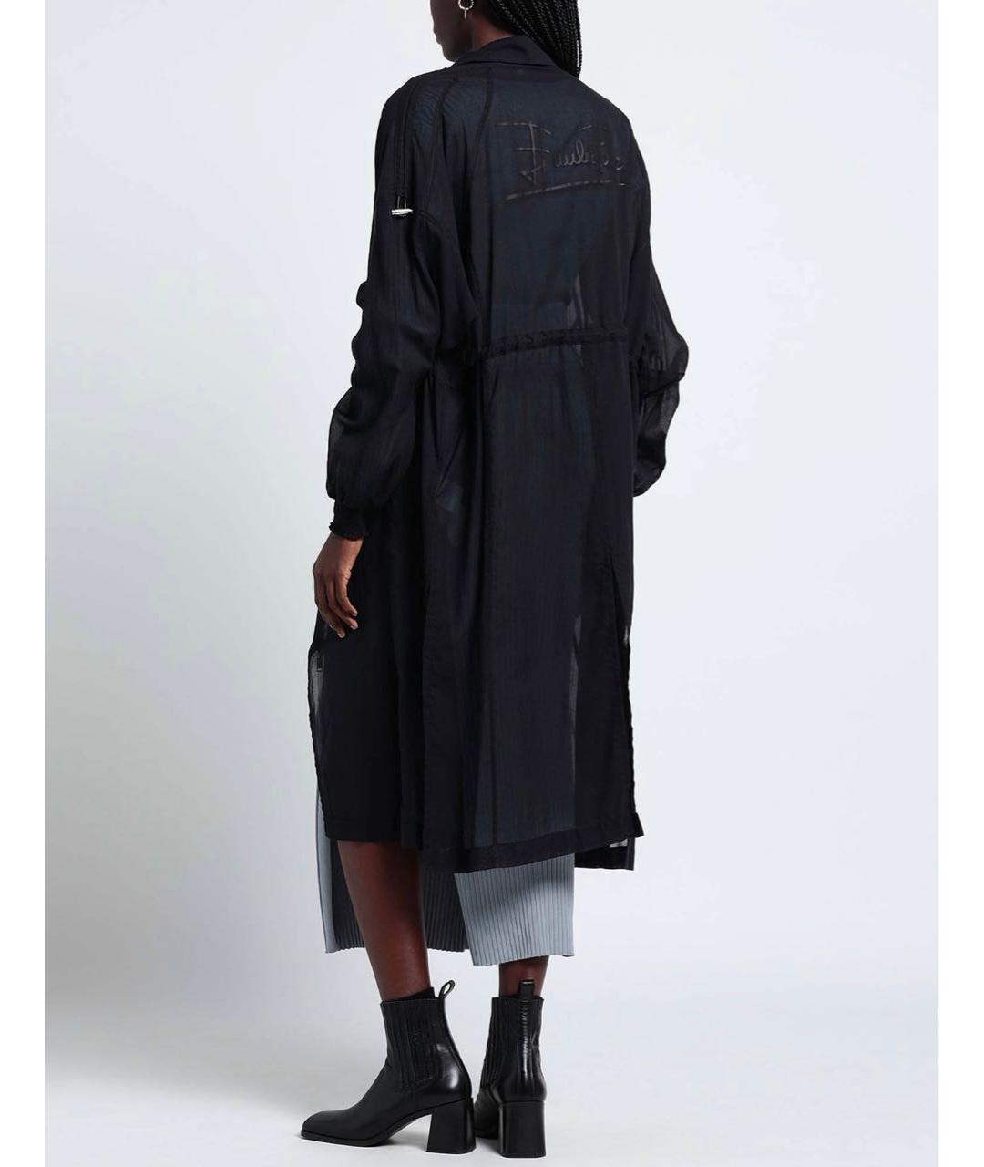 EMILIO PUCCI Черный хлопковый тренч/плащ, фото 4