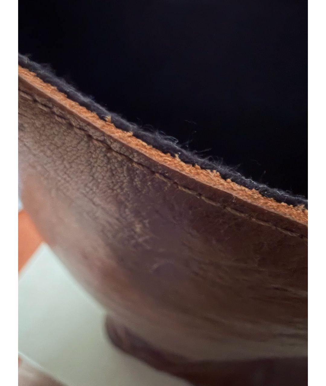 MARNI Коричневые кожаные сапоги, фото 5