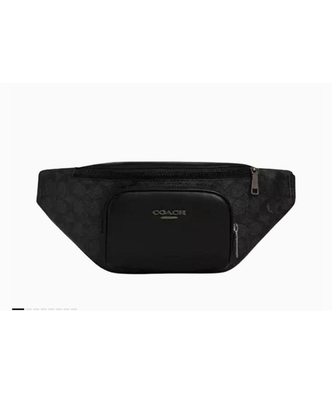 COACH Черная поясная сумка, фото 9