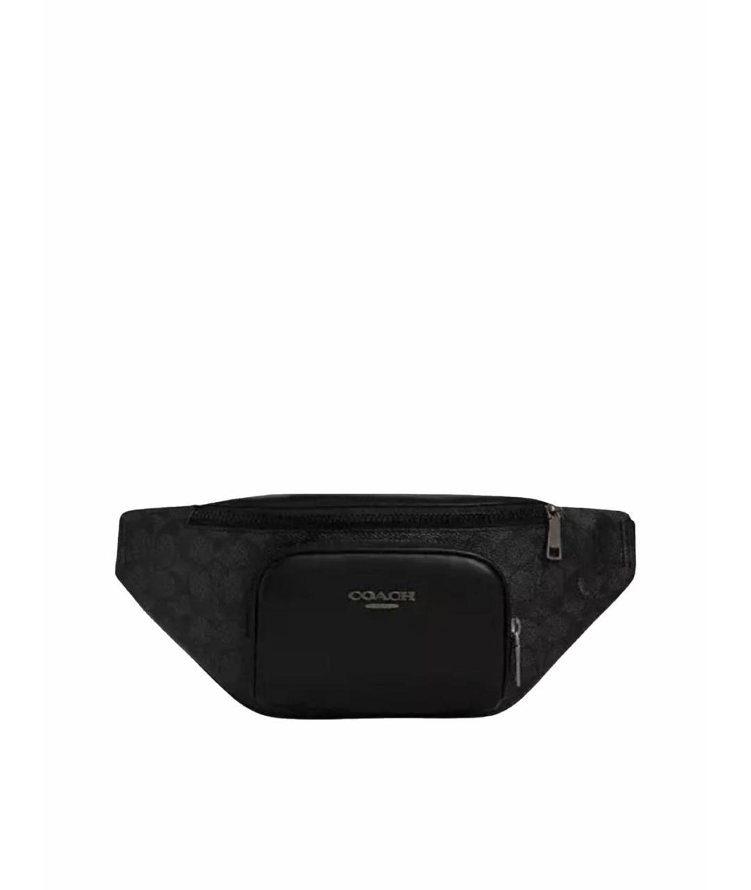 COACH Черная поясная сумка, фото 1