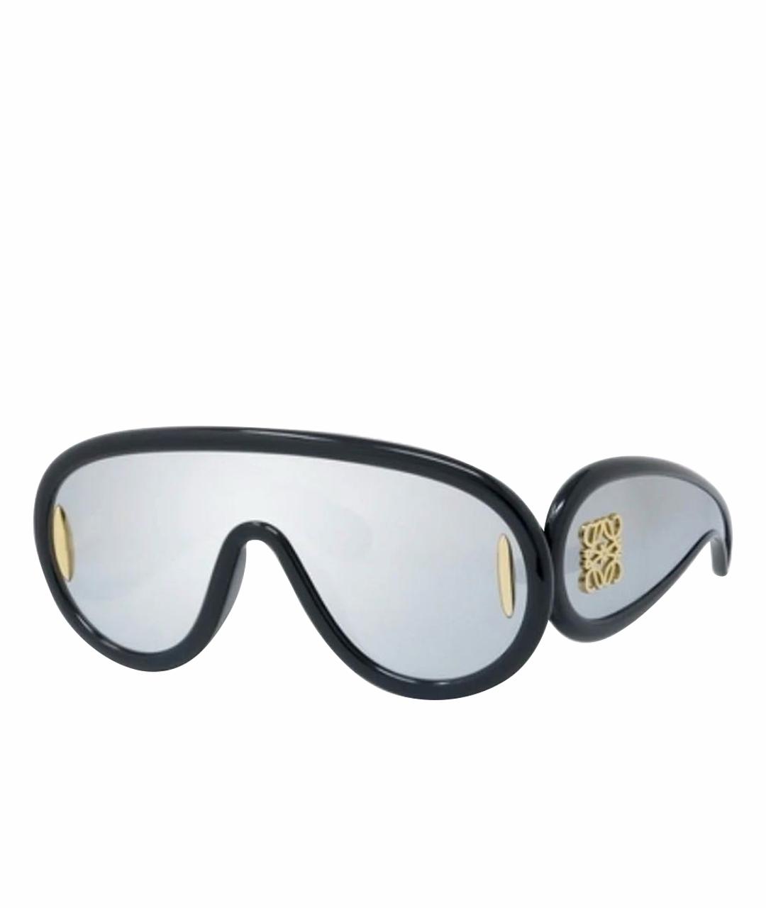 LOEWE Черные пластиковые солнцезащитные очки, фото 1