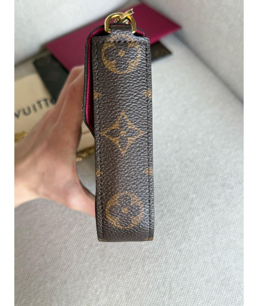 LOUIS VUITTON Коричневая сумка через плечо, фото 6