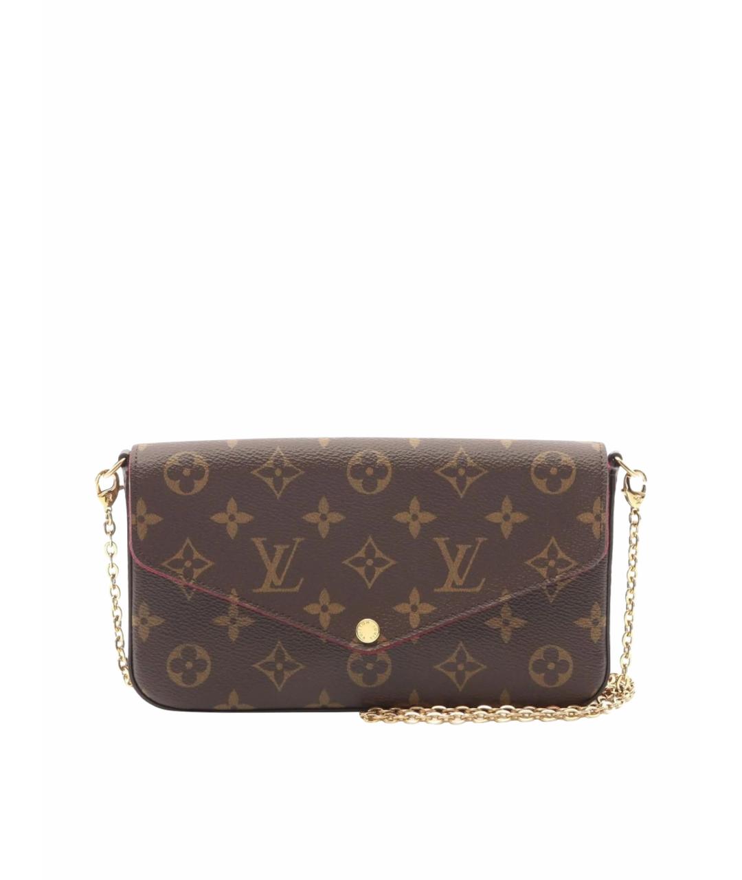 LOUIS VUITTON Коричневая сумка через плечо, фото 1