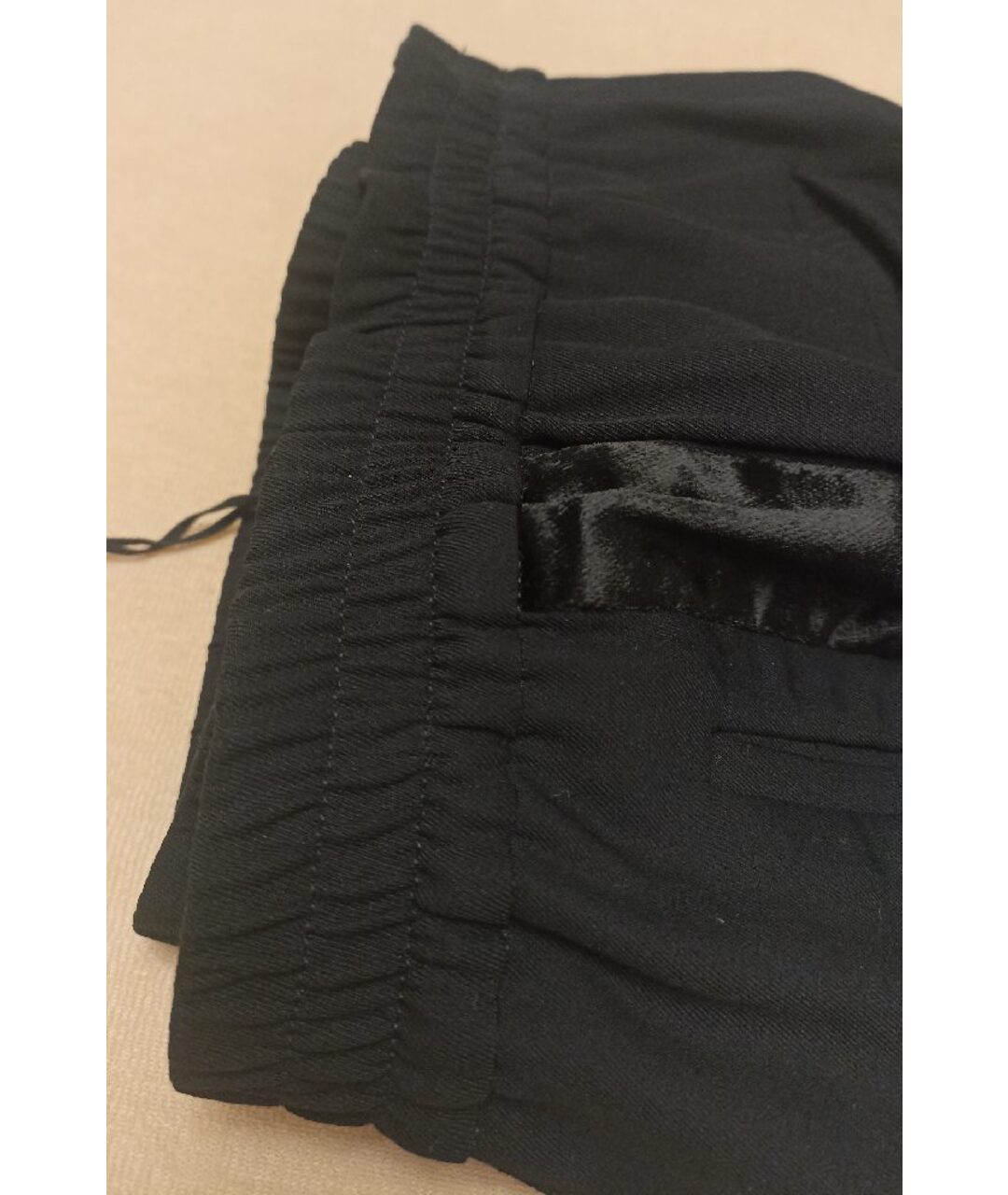 BRUNELLO CUCINELLI Черные вискозные прямые брюки, фото 5