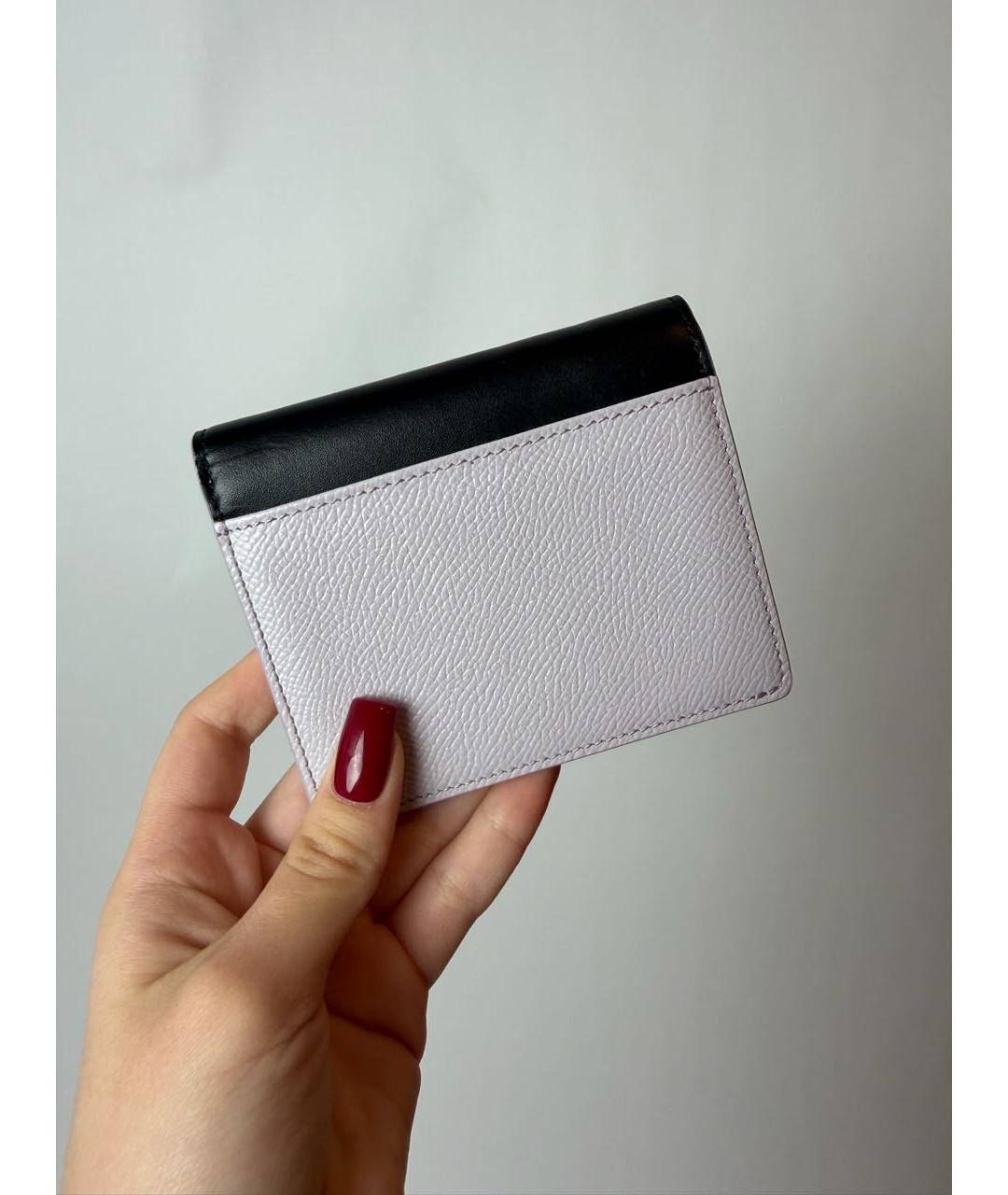 MAISON MARGIELA Черный кожаный кошелек, фото 2