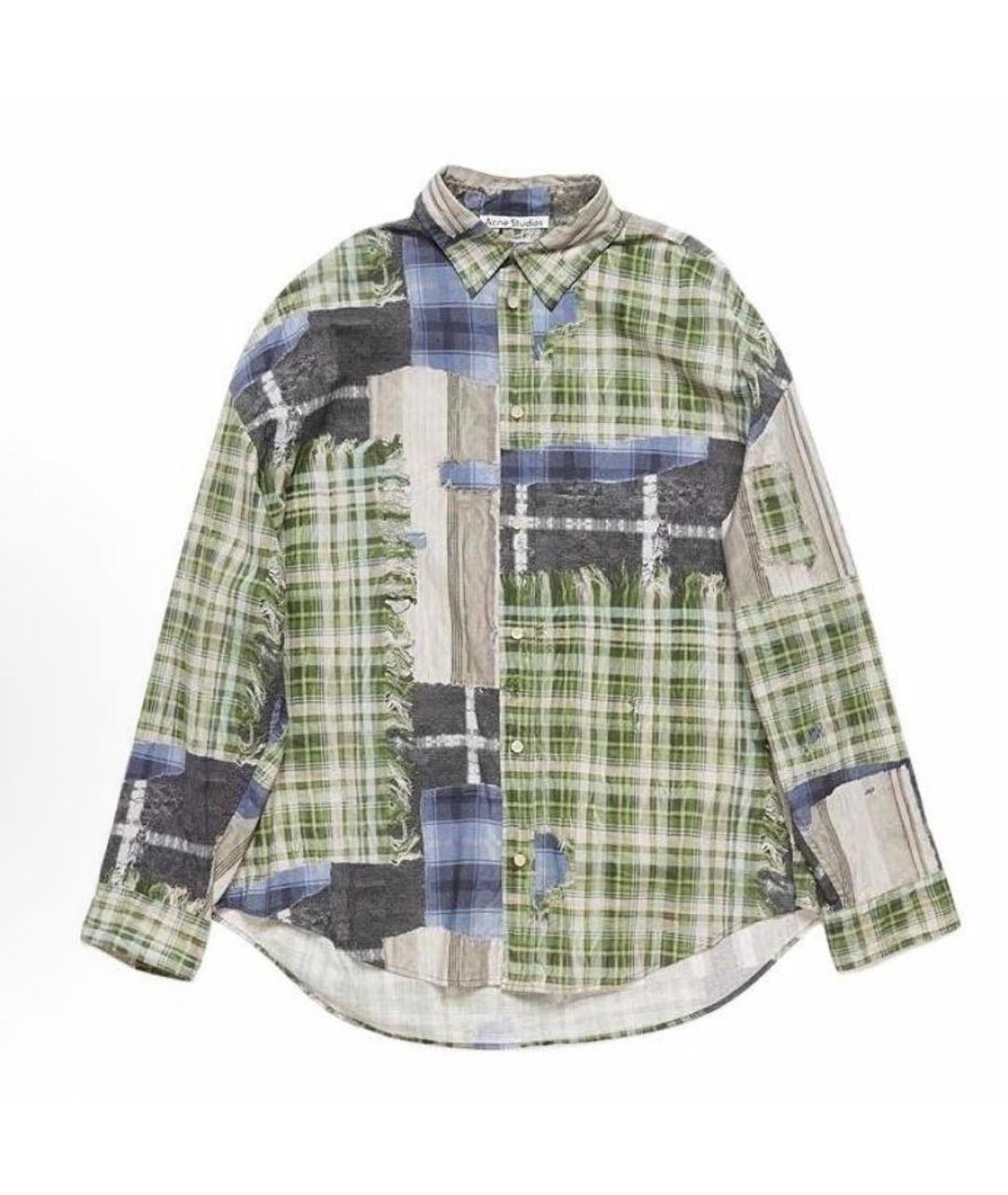 ACNE STUDIOS Зеленая рубашка, фото 9