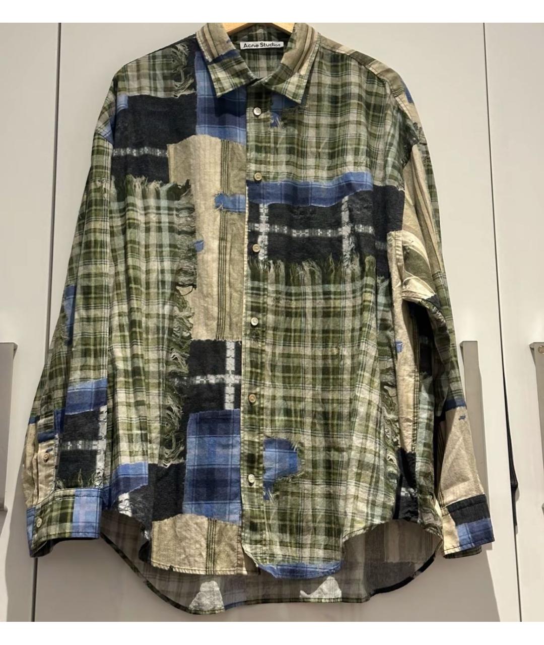 ACNE STUDIOS Зеленая рубашка, фото 5