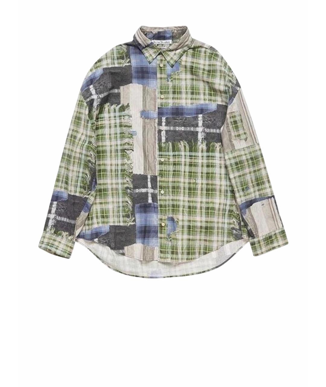 ACNE STUDIOS Зеленая рубашка, фото 1