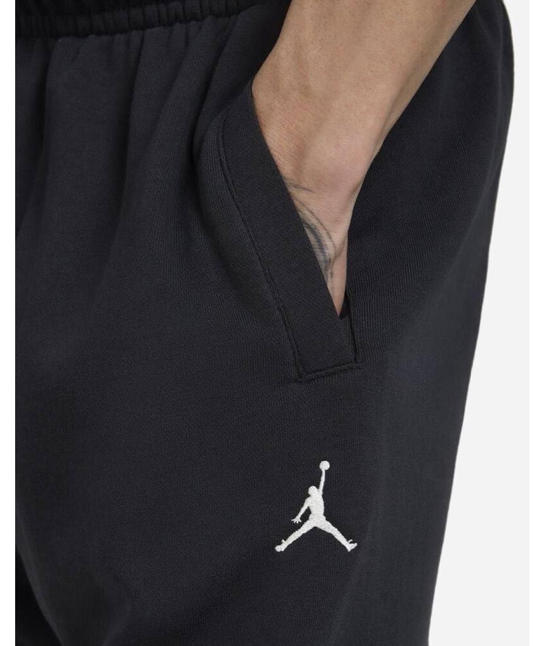 JORDAN Черный хлопковый спортивный костюм, фото 4