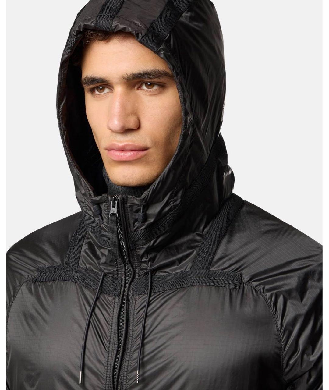 STONE ISLAND Черная полиамидовая куртка, фото 4