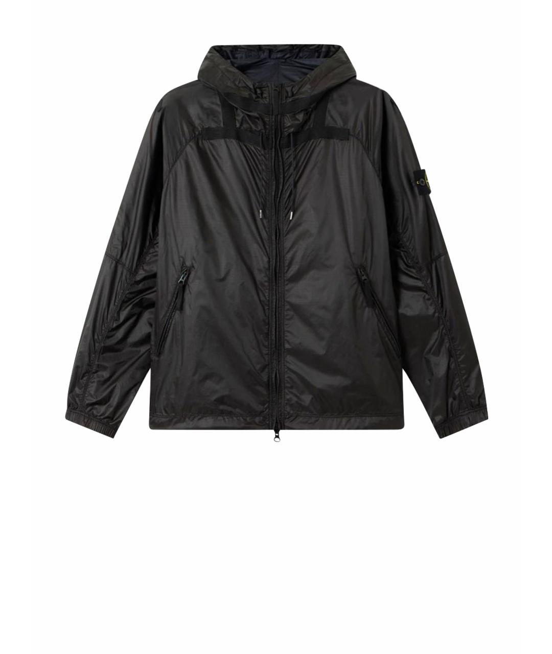 STONE ISLAND Черная полиамидовая куртка, фото 1