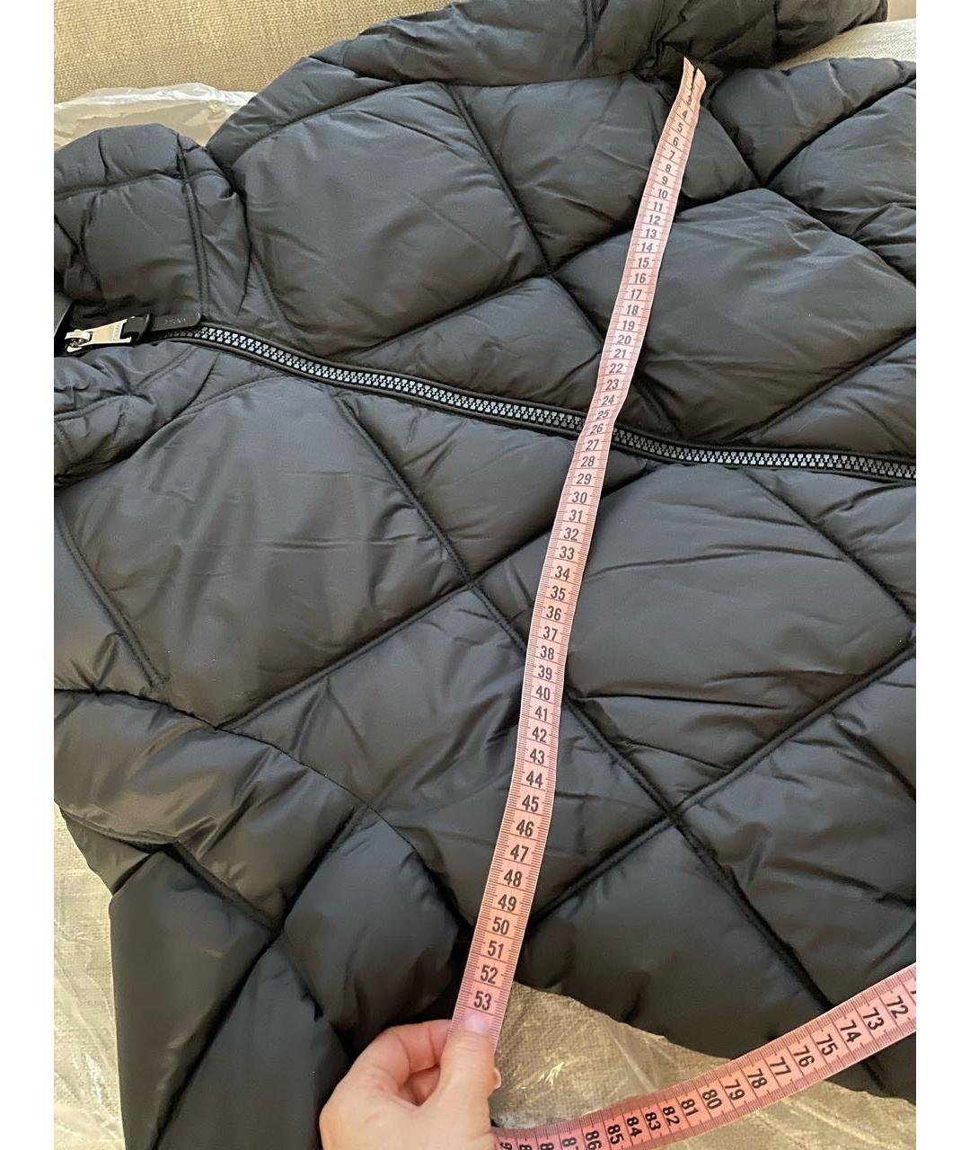 DKNY Черное полиэстеровое пальто, фото 3