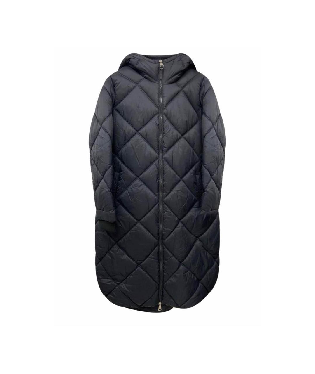 DKNY Черное полиэстеровое пальто, фото 8