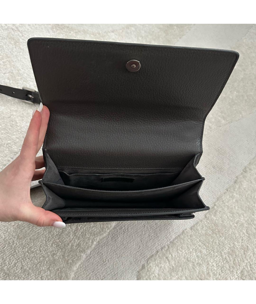 SAINT LAURENT Кожаная сумка через плечо, фото 8