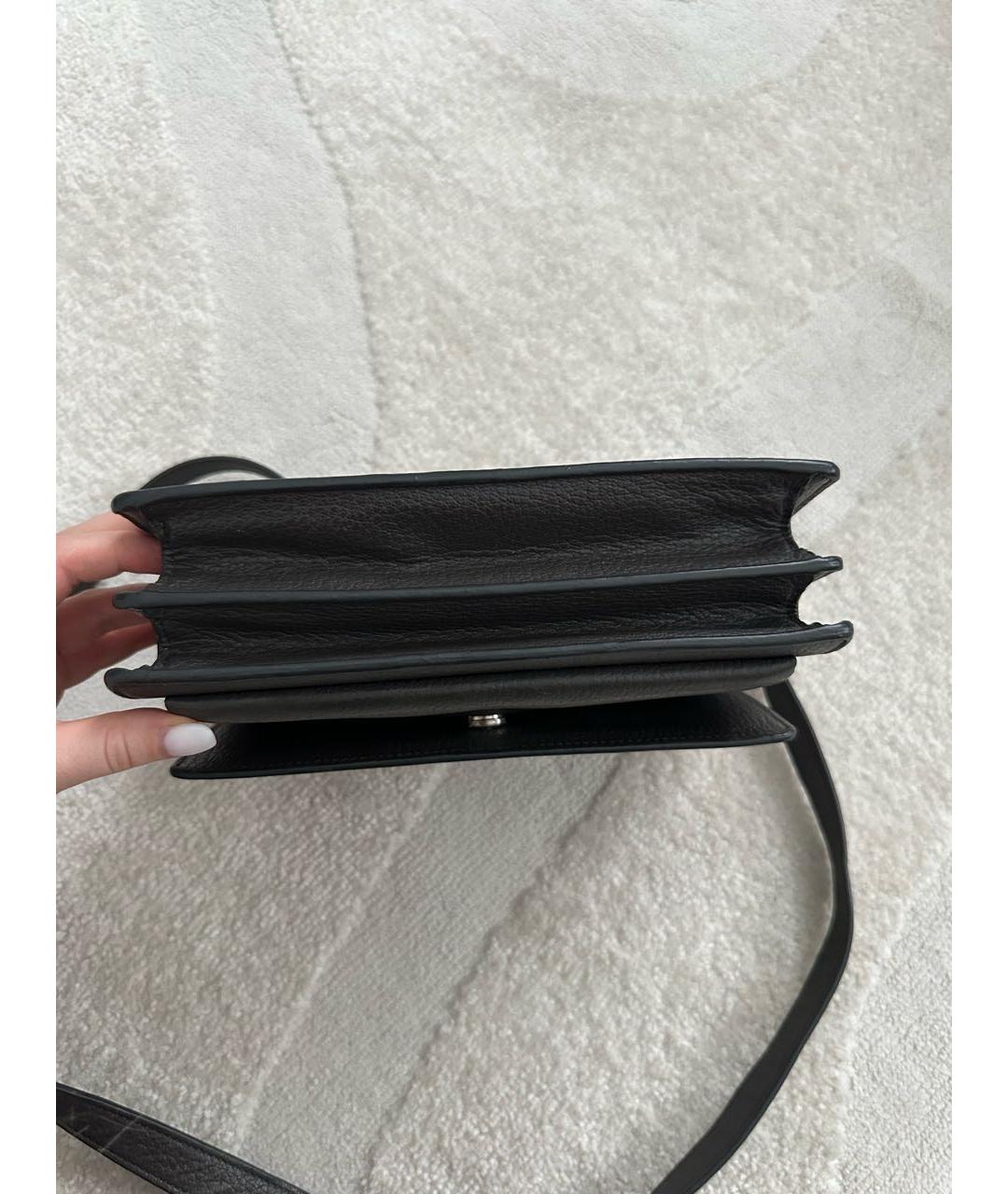 SAINT LAURENT Кожаная сумка через плечо, фото 4