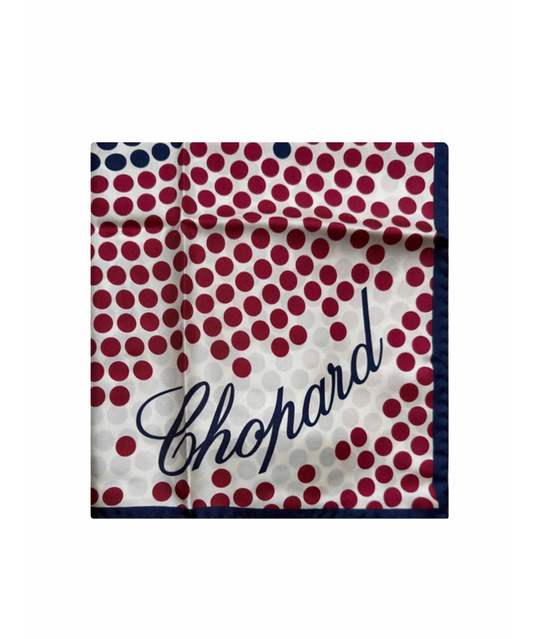 CHOPARD Белый шелковый платок, фото 1