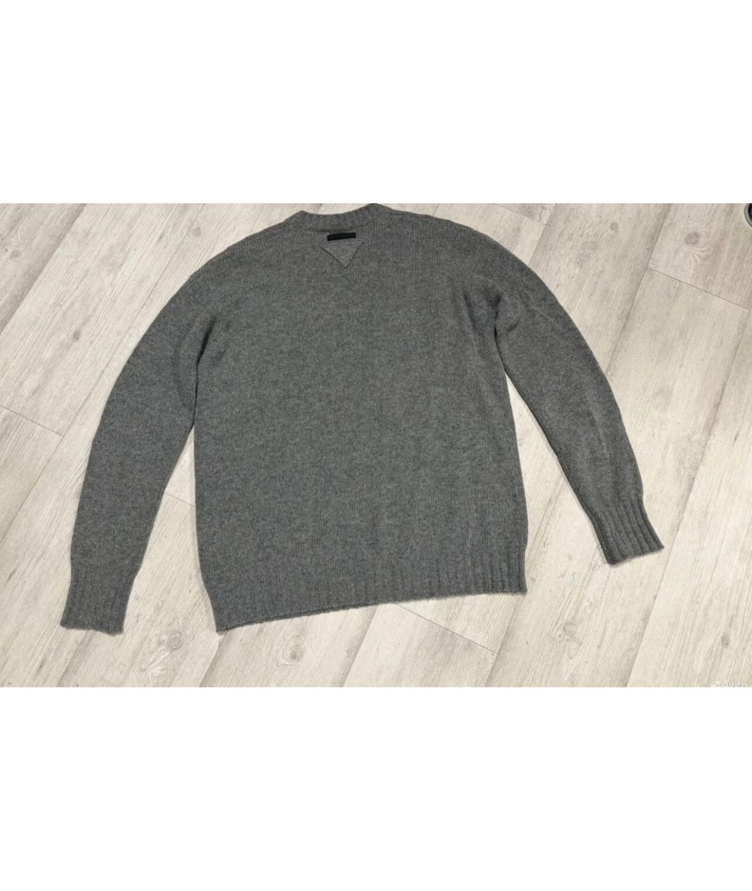 PRADA Серый джемпер / свитер, фото 2