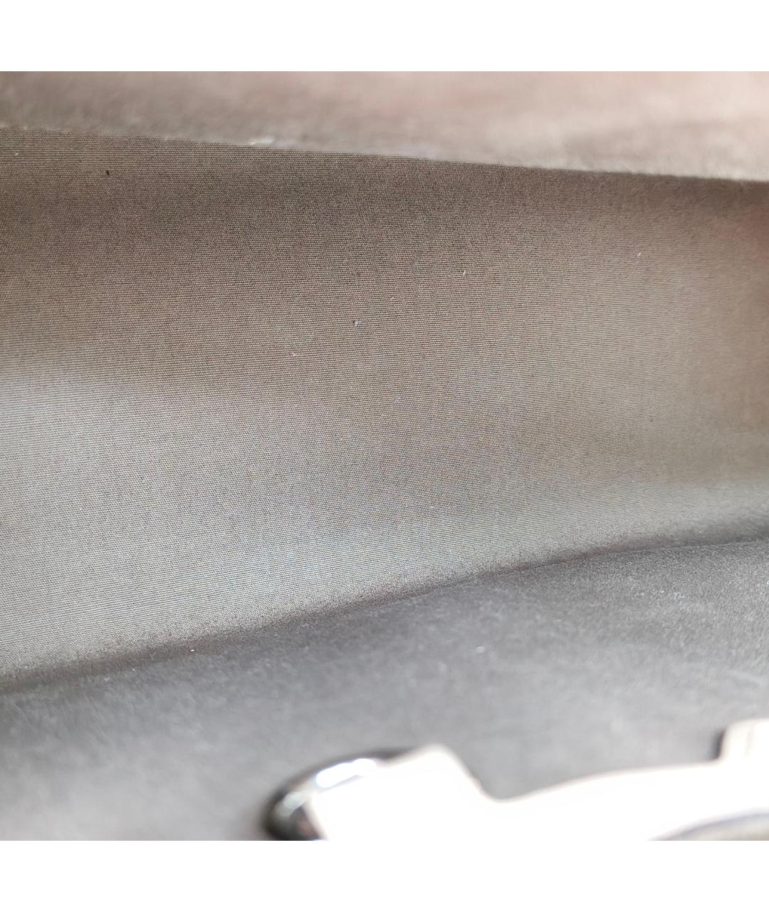 LOUIS VUITTON Бежевая кожаная сумка тоут, фото 7