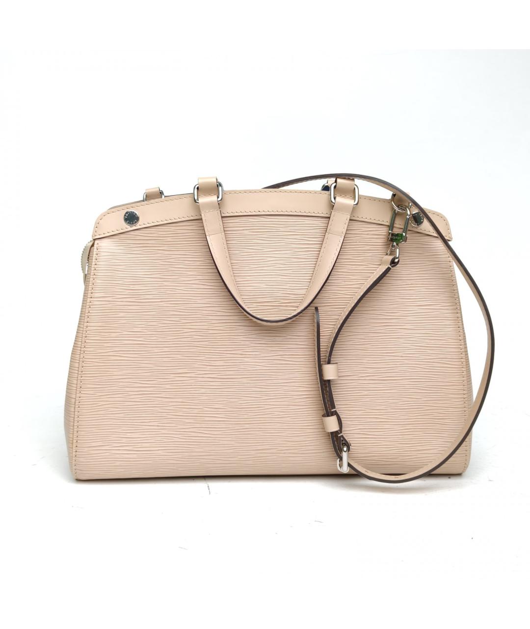 LOUIS VUITTON Бежевая кожаная сумка тоут, фото 2