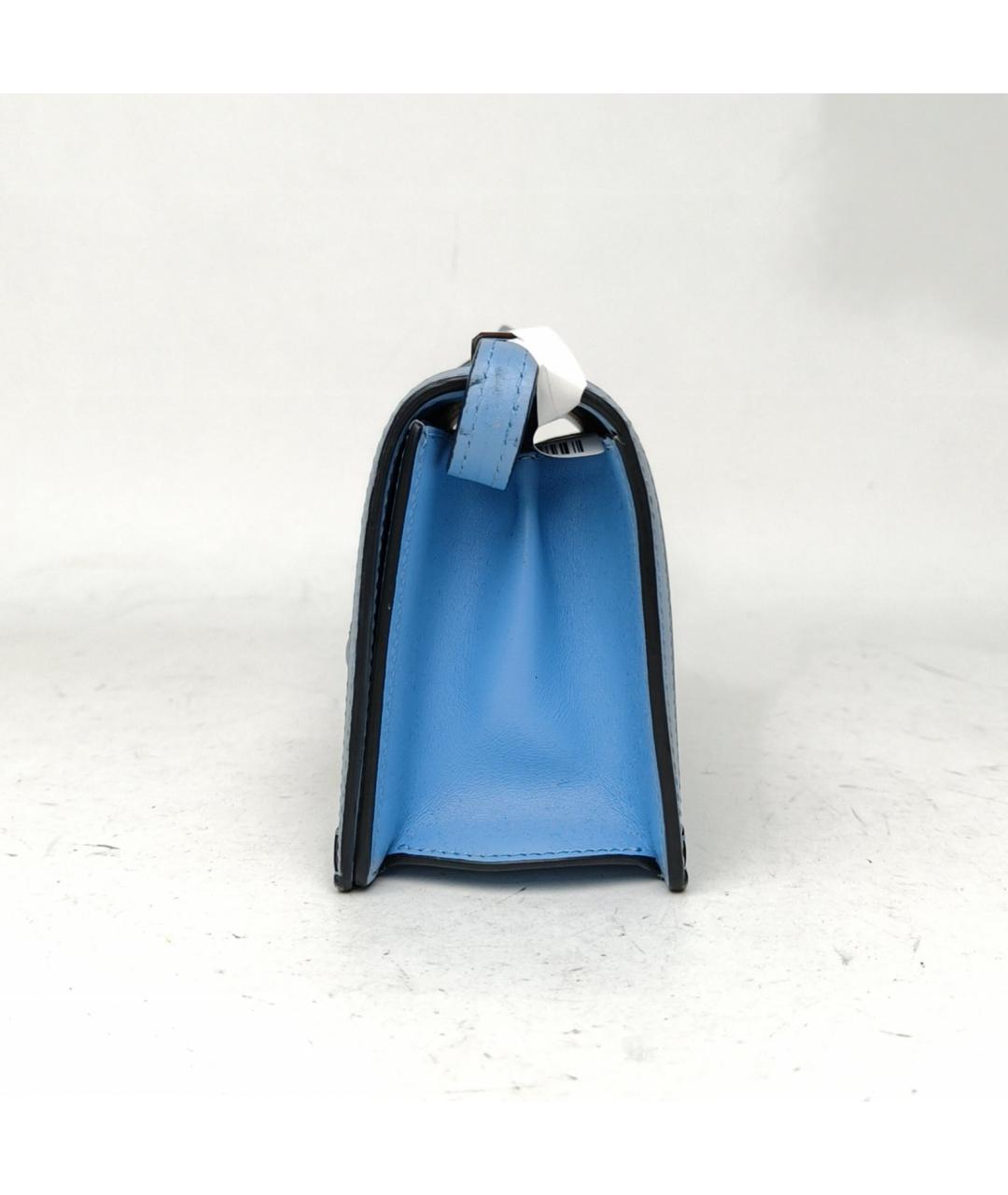 LOEWE Синяя кожаная сумка через плечо, фото 3