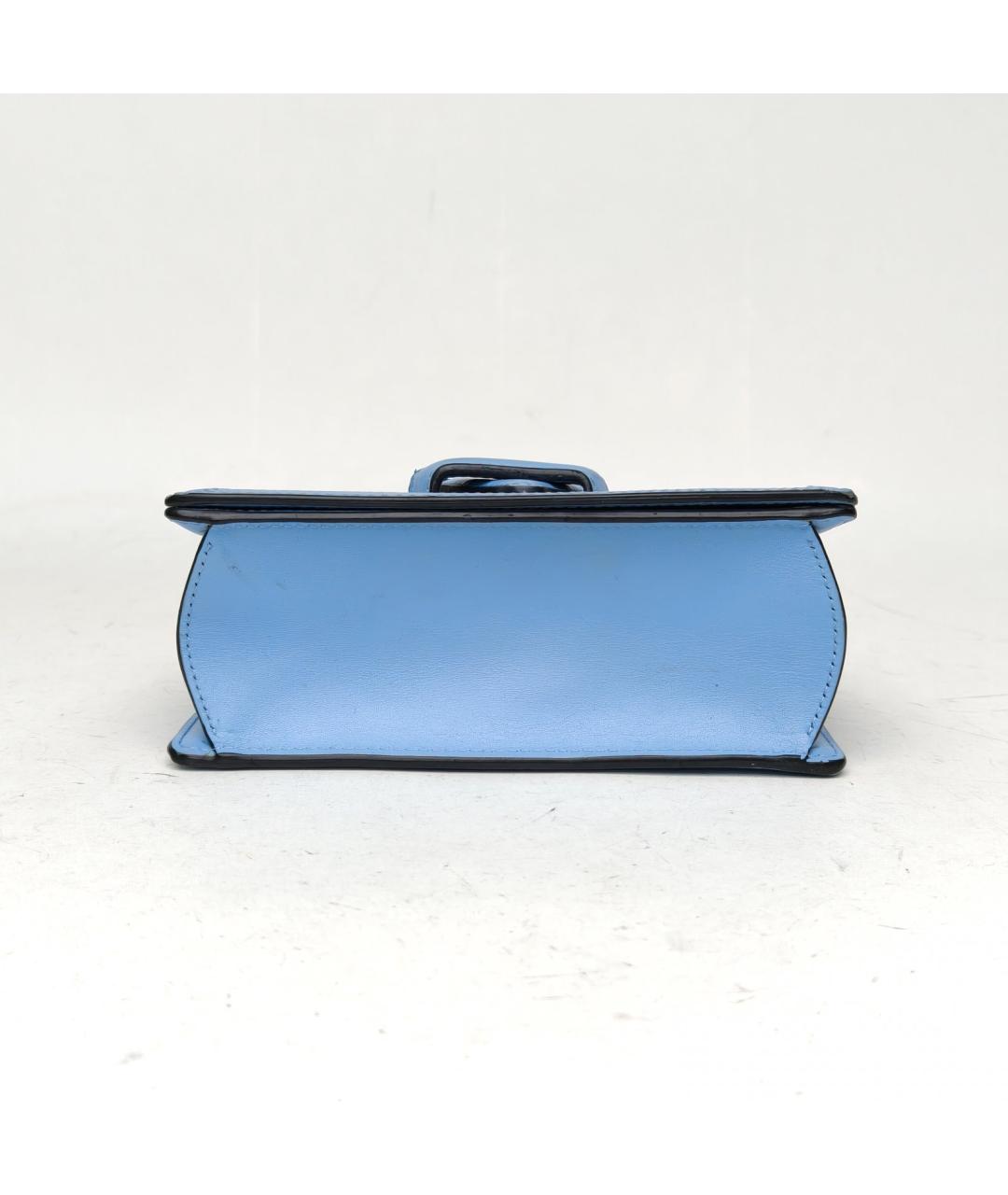 LOEWE Синяя кожаная сумка через плечо, фото 6