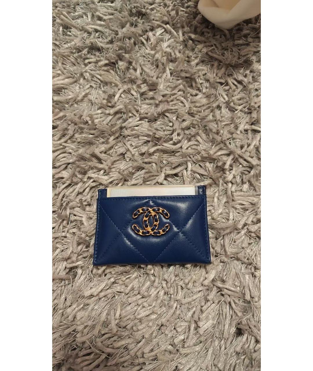 CHANEL Синий кардхолдер, фото 9