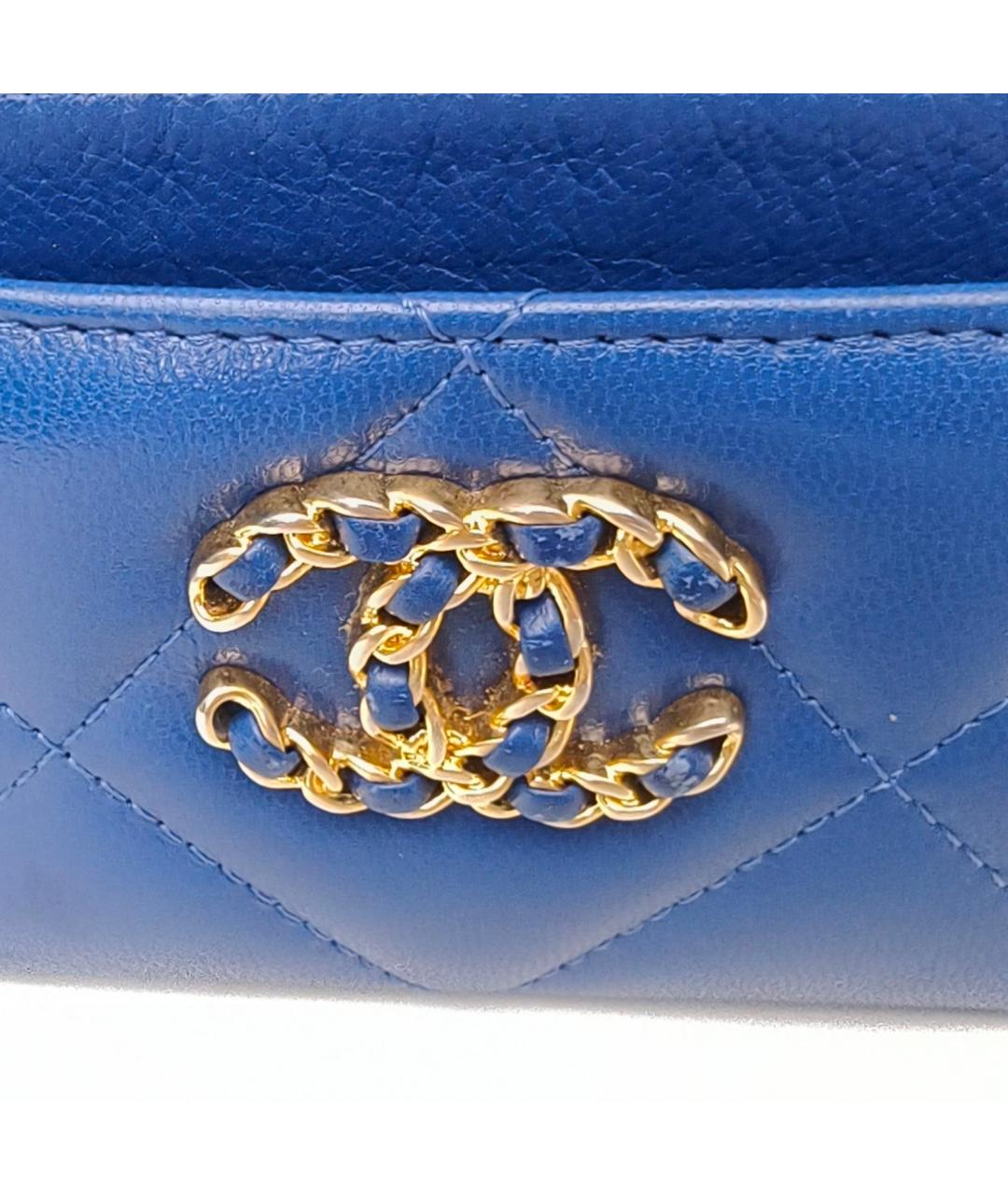 CHANEL Синий кардхолдер, фото 7