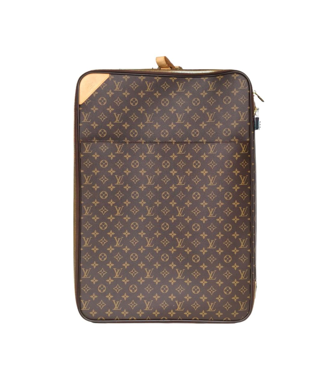 LOUIS VUITTON Коричневый чемодан, фото 2