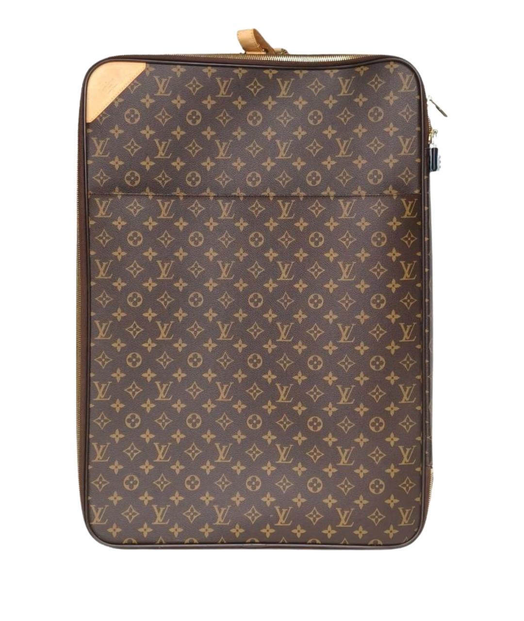 LOUIS VUITTON Коричневый чемодан, фото 1