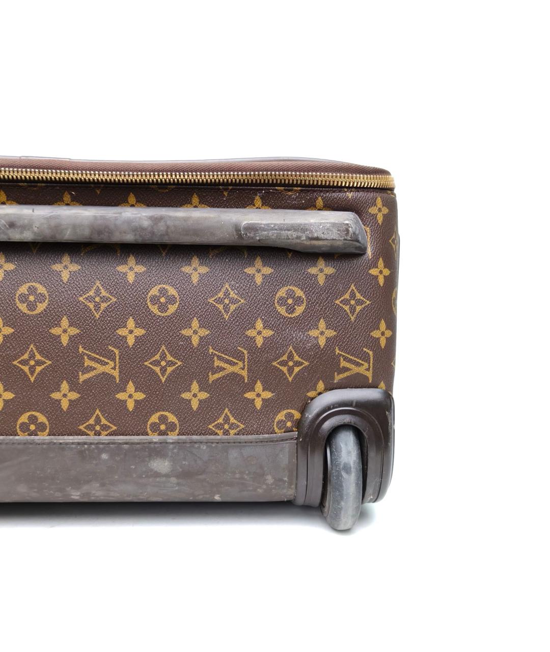 LOUIS VUITTON Коричневый чемодан, фото 7