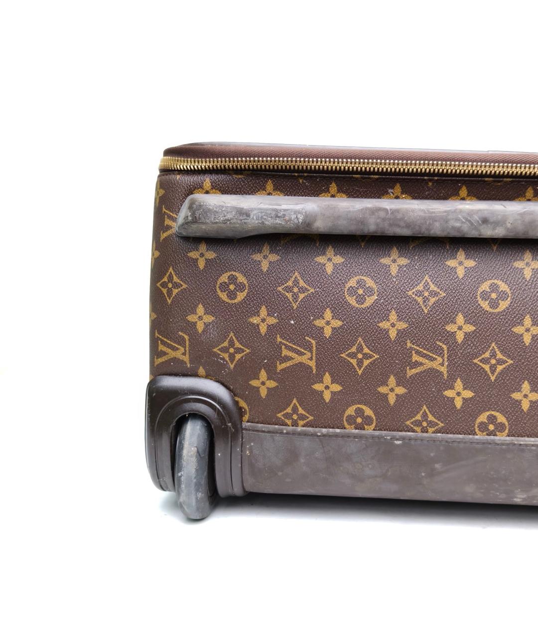 LOUIS VUITTON Коричневый чемодан, фото 8