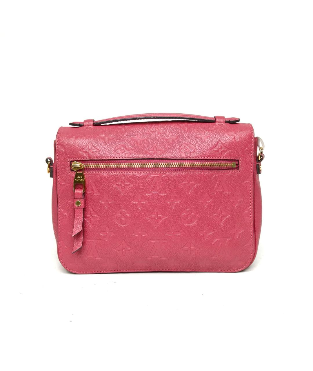 LOUIS VUITTON Розовая кожаная сумка через плечо, фото 4