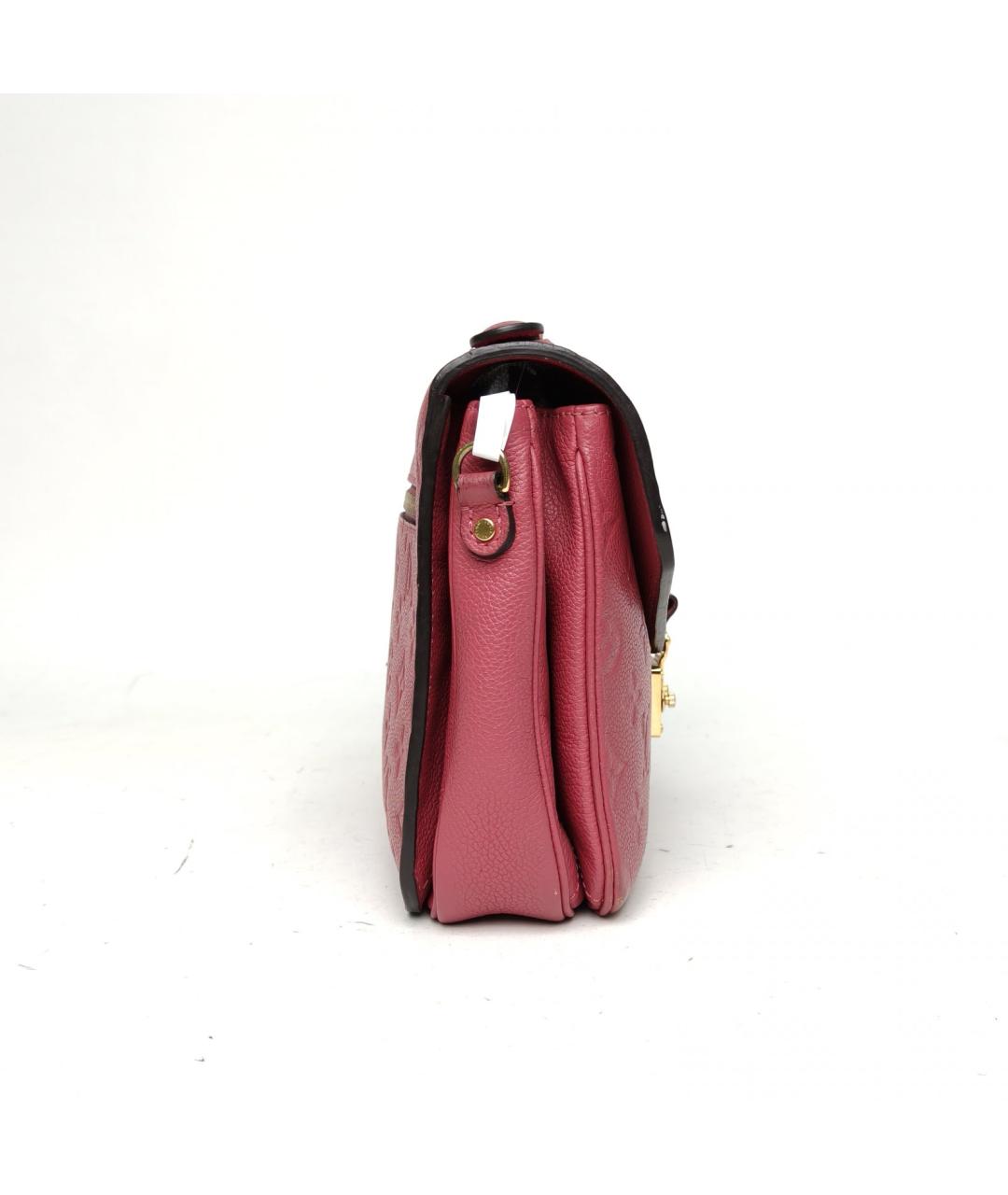 LOUIS VUITTON Розовая кожаная сумка через плечо, фото 5