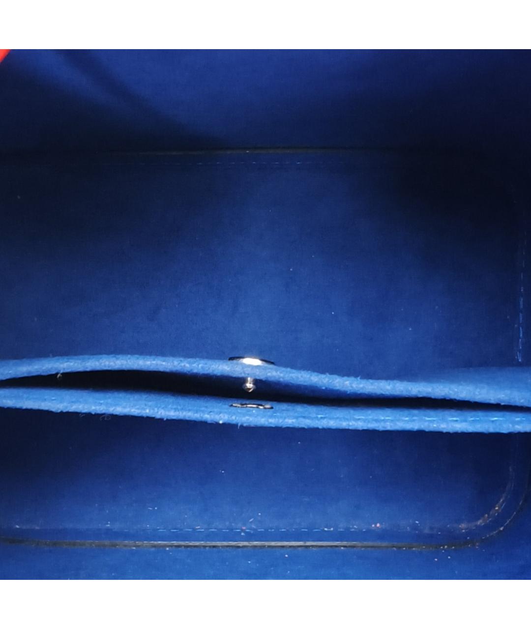 LOUIS VUITTON Черная кожаная сумка через плечо, фото 7