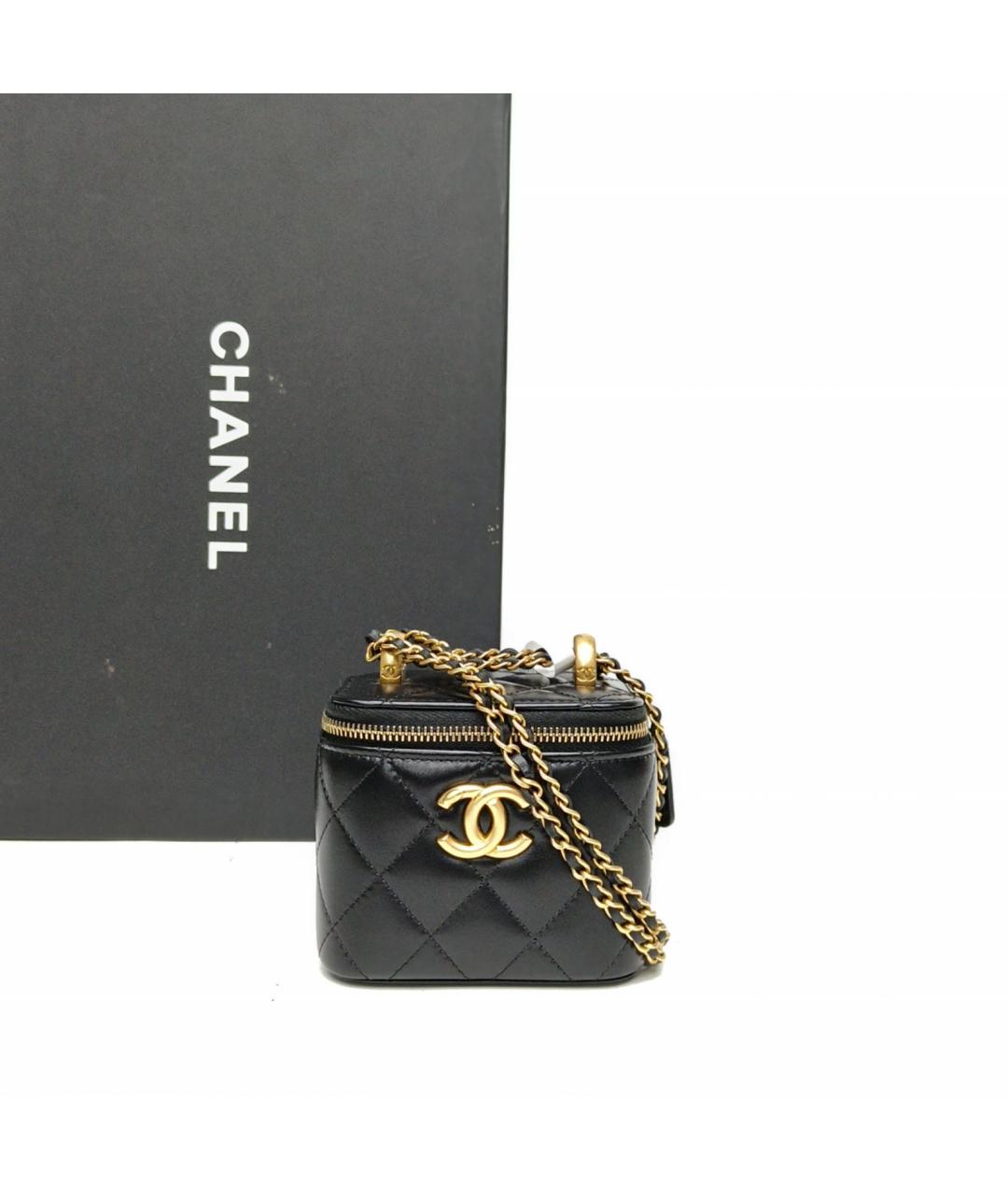 CHANEL Черная сумка через плечо, фото 9