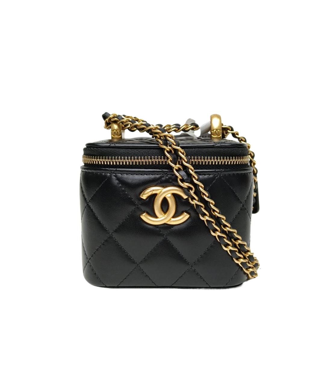 CHANEL Черная сумка через плечо, фото 10