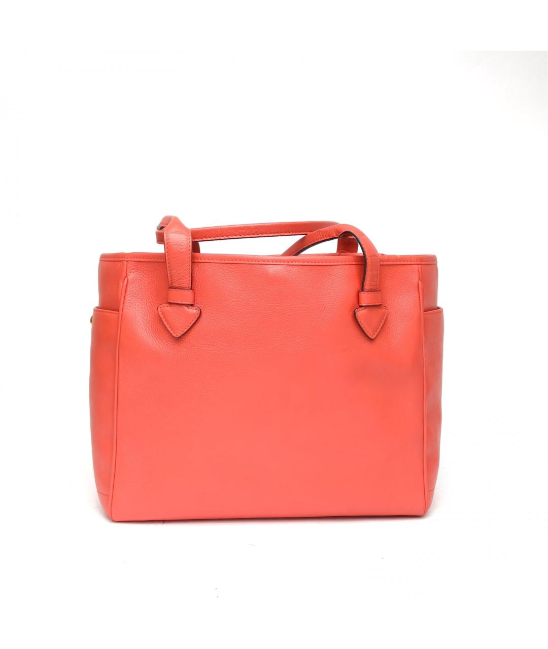 LOEWE Коралловая кожаная сумка через плечо, фото 4