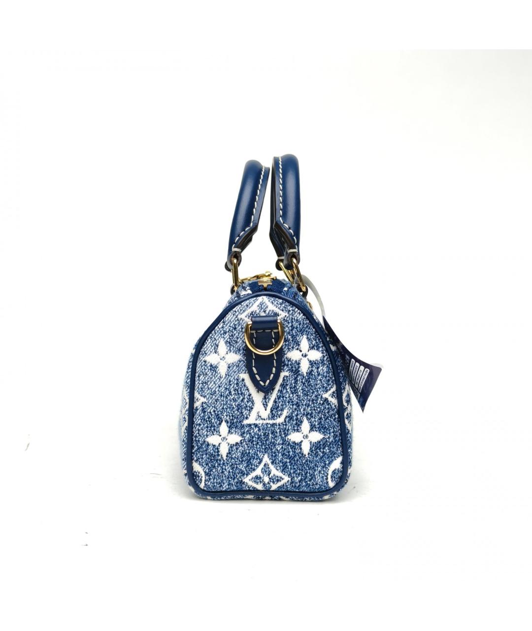 LOUIS VUITTON Деним сумка с короткими ручками, фото 5