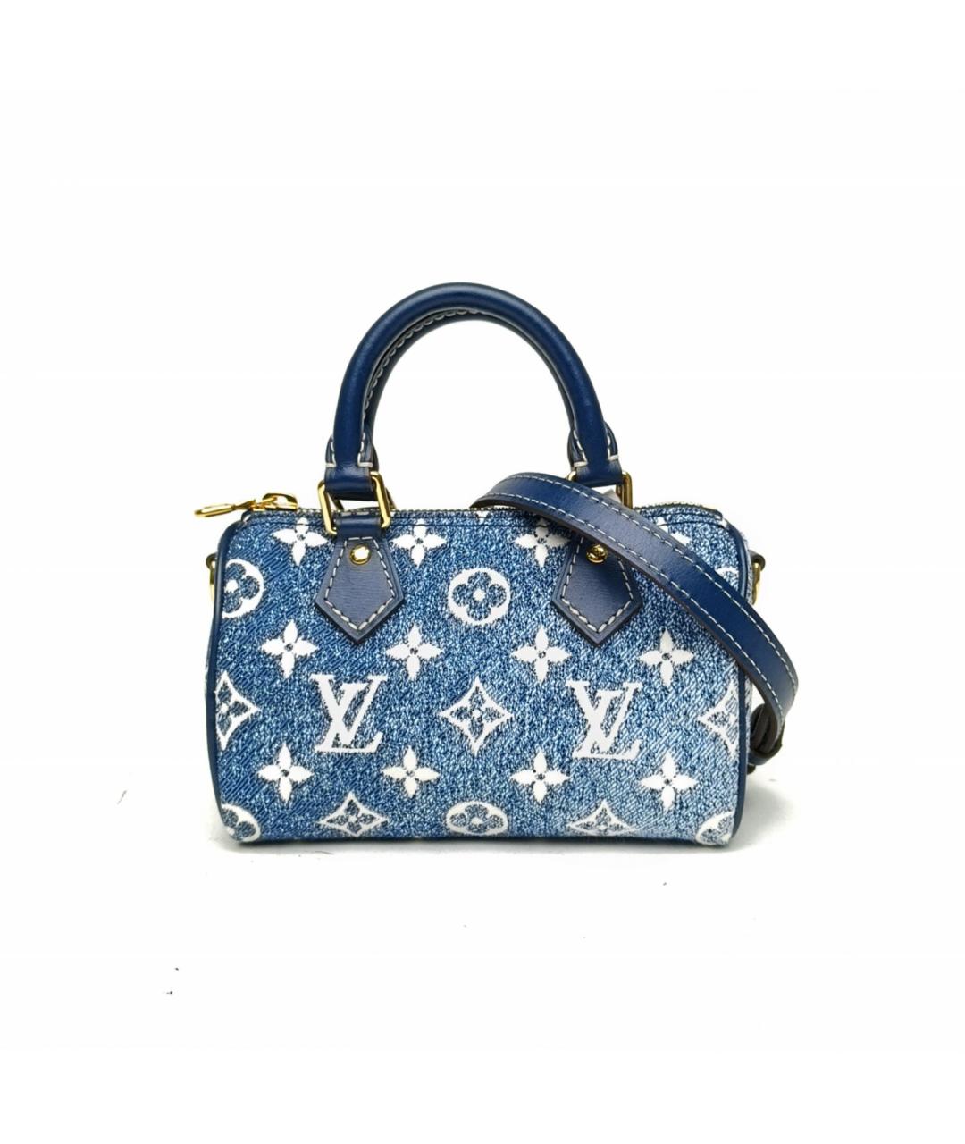 LOUIS VUITTON Деним сумка с короткими ручками, фото 2