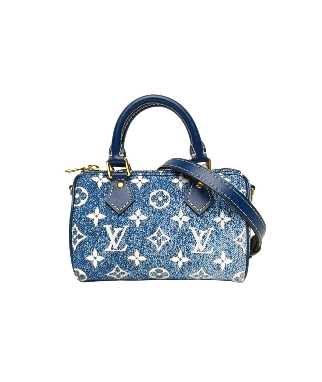 LOUIS VUITTON Деним сумка с короткими ручками, фото 10