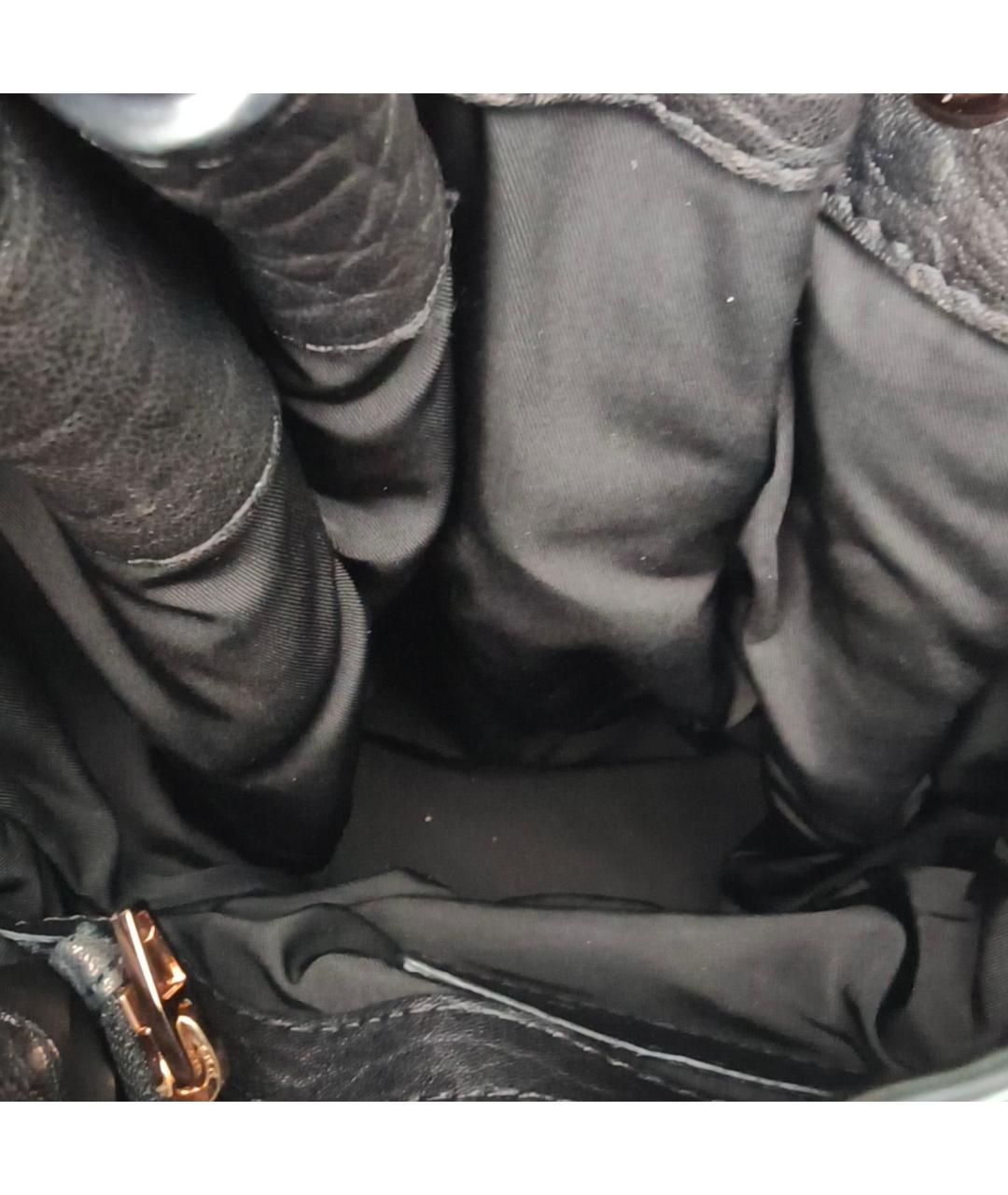 ALEXANDER WANG Черная кожаная сумка с короткими ручками, фото 6