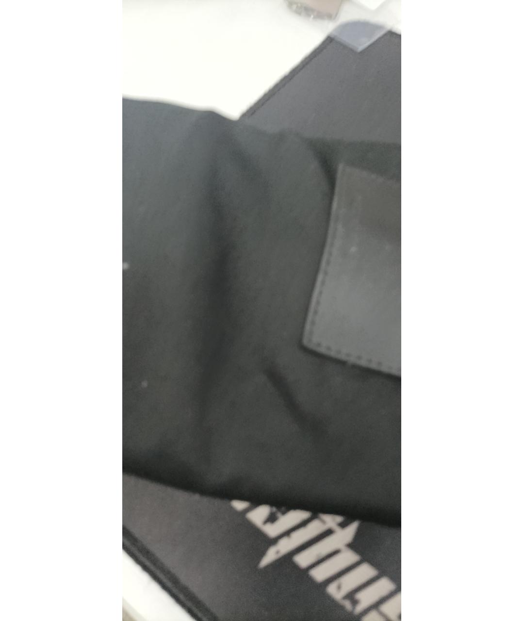 ALEXANDER WANG Черная кожаная сумка с короткими ручками, фото 9