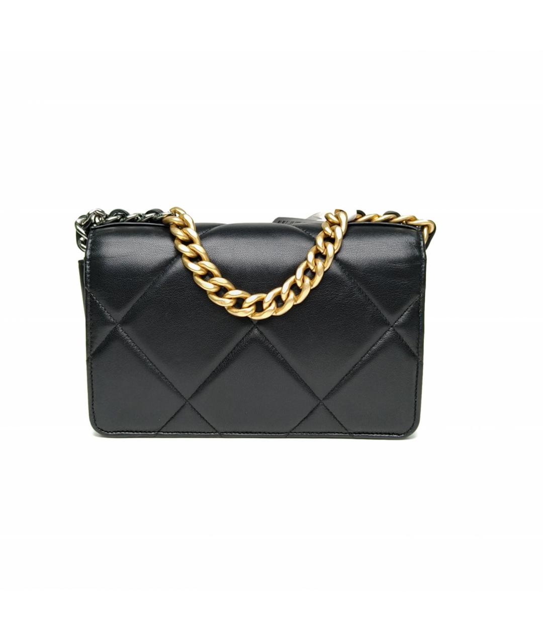 CHANEL Черная кожаная сумка через плечо, фото 2