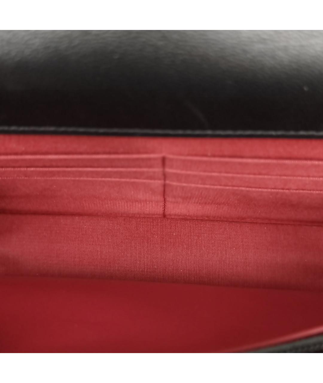 CHANEL Черная кожаная сумка через плечо, фото 6