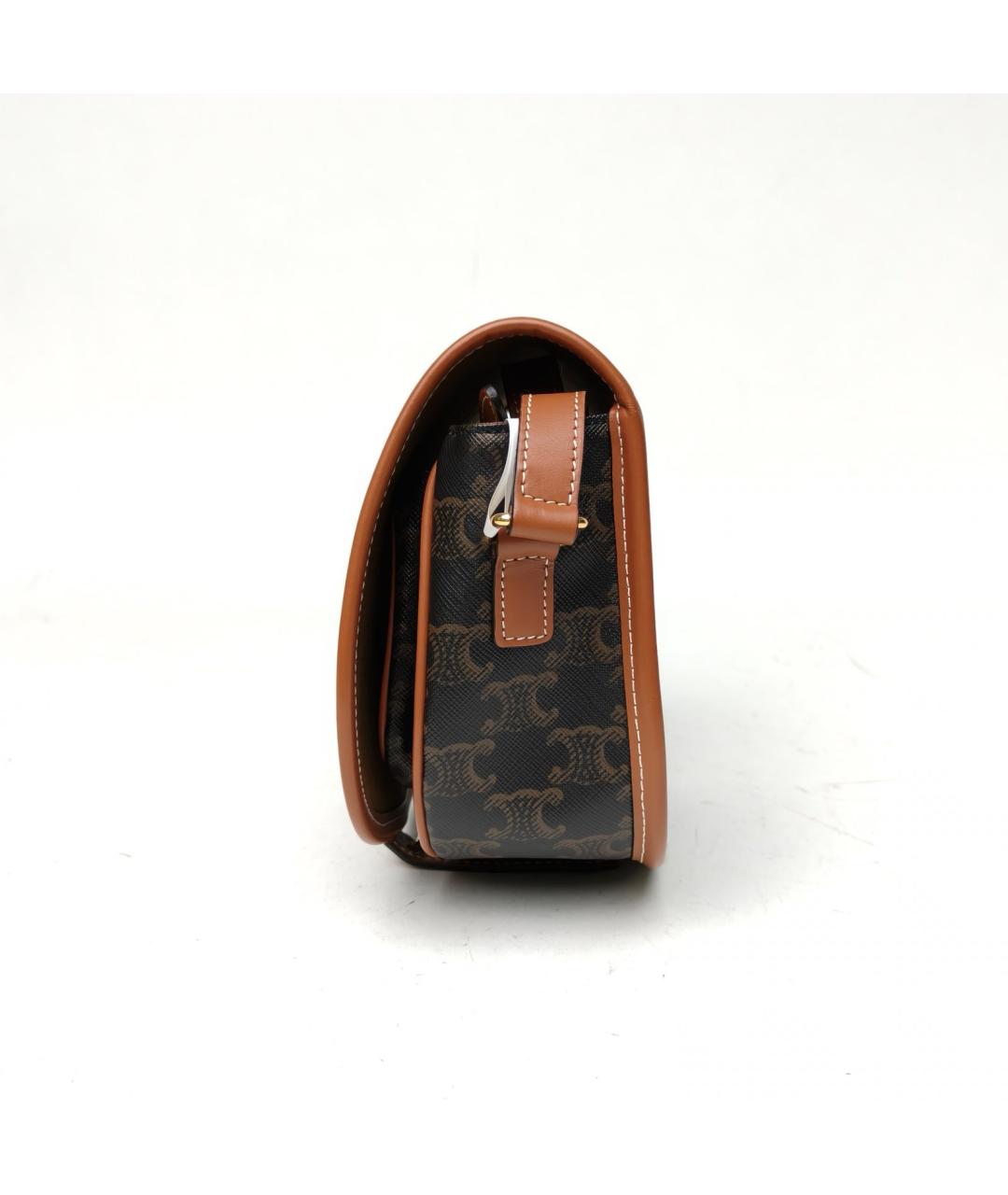 CELINE Коричневая сумка через плечо, фото 3