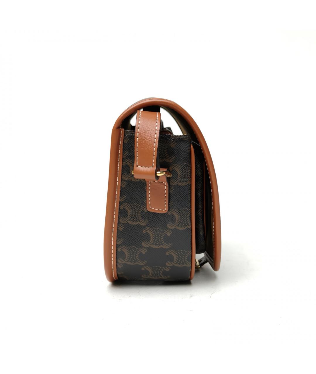 CELINE Коричневая сумка через плечо, фото 5