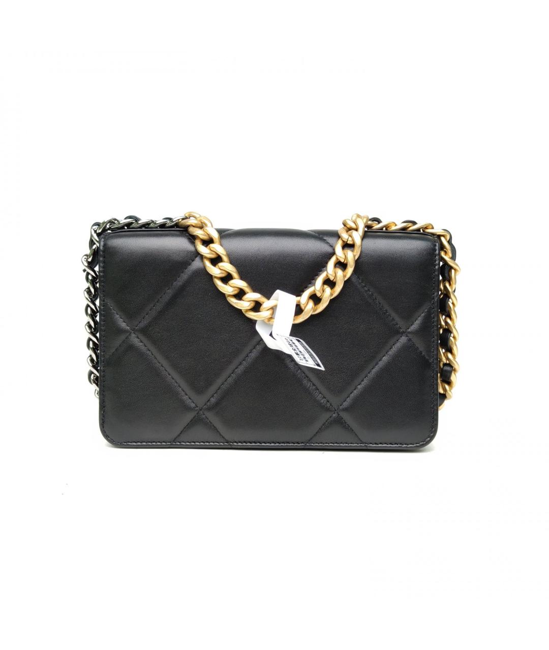 CHANEL Черная кожаная сумка через плечо, фото 4