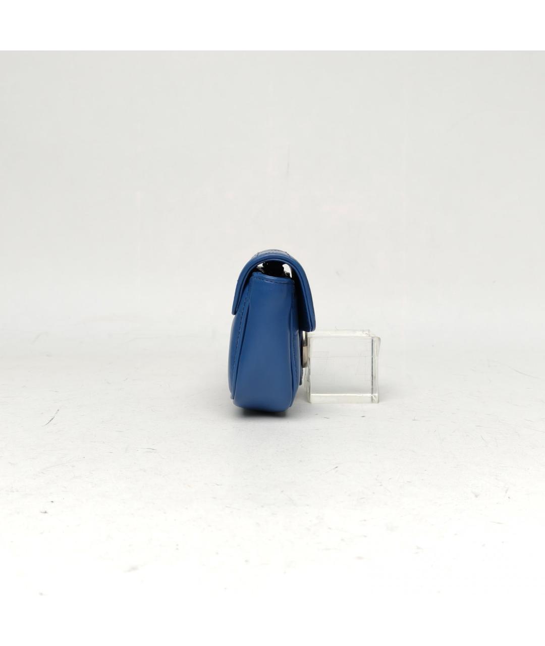 GUCCI Синяя кожаная сумка через плечо, фото 5
