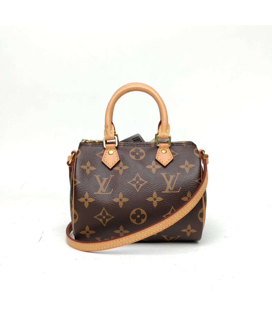 LOUIS VUITTON Коричневая сумка с короткими ручками, фото 2